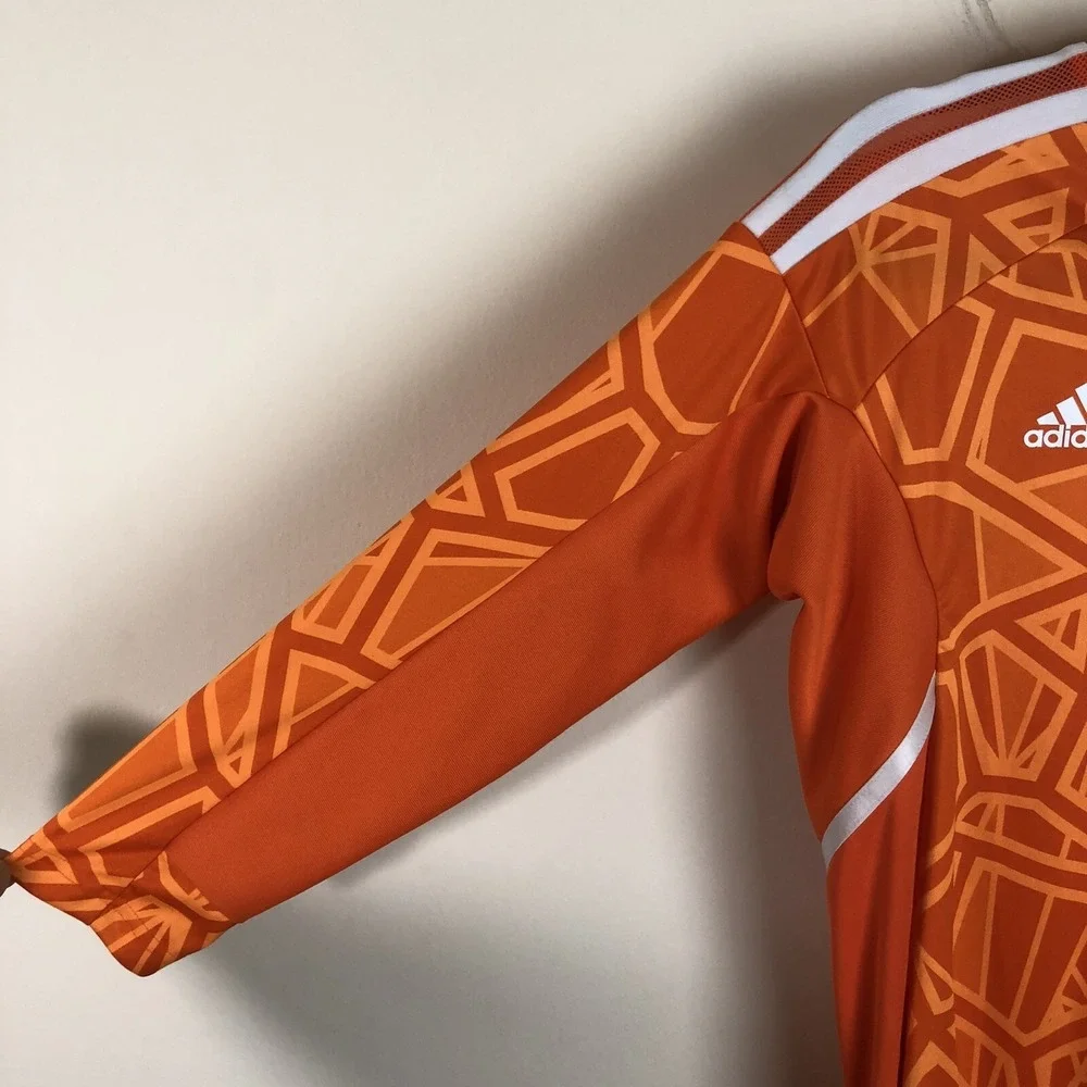 Adidas Goalkeeper Sample Tag Long Sleeve Jersey Men's Small Orange